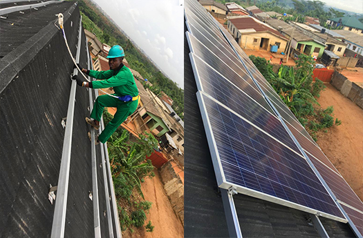 Système d'énergie solaire hors réseau nigérian 25KW-Commentaires sur le projet d'hôtel