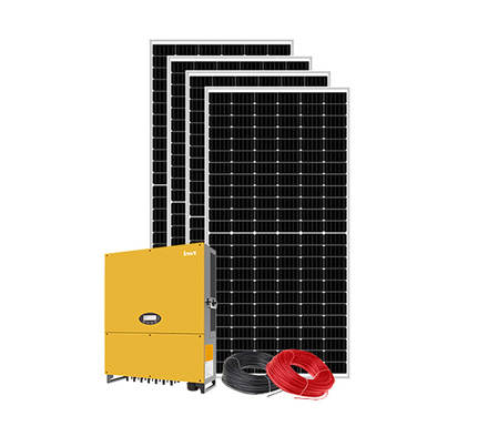 Système solaire triphasé à grille 10KW-200KW