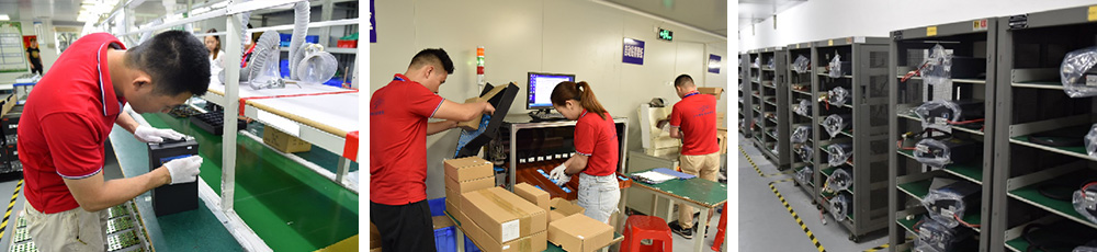 La production de la batterie au lithium solaire LifePo4