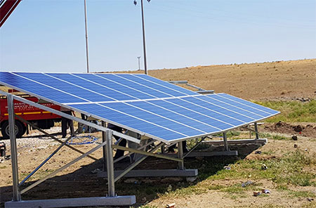 Projet de système de pompe à eau solaire 6KW en Ouganda