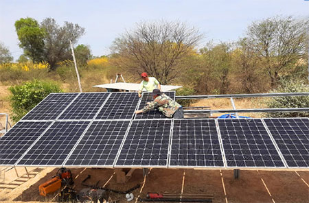 Projet de petit système de production d'électricité 8KW au Paraguay
