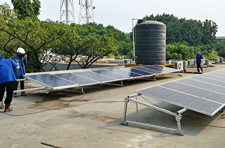 Projet de système d'alimentation solaire 20KW pour le restaurant en Indonésie