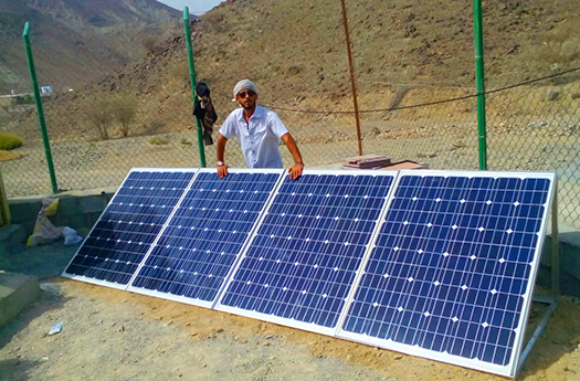 Système solaire hors réseau 30KW en Algérie