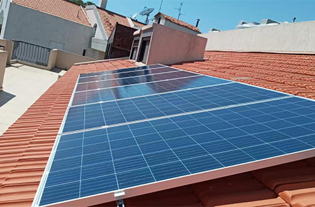Projet de gouvernement du système solaire 5.5KW pour le village au Liban