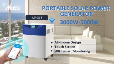 Générateur d'énergie solaire à écran tactile haute performance
