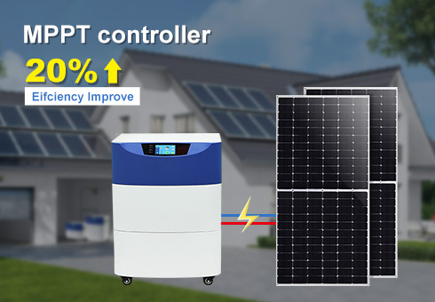 Contrôleur solaire MPPT améliorant considérablement l'efficacité de la charge plus que 20%.