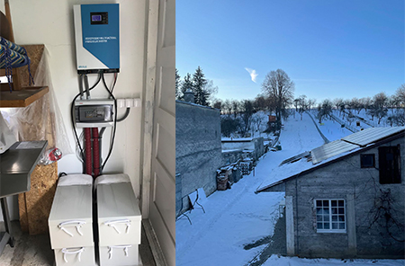 Slovaquie 5.5KW système d'alimentation solaire hors réseau