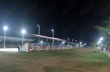 Projet d'éclairage solaire du parc populaire du Pérou