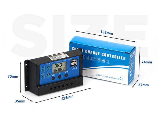 Contrôleur de charge solaire PWM