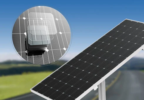 Deux en un: éclairage public solaire