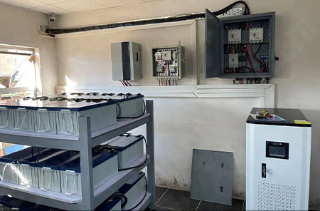 Système d'énergie solaire hors réseau 65KW au Zimbabwe