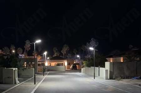 Projet d'éclairage solaire de Curaçao Seaside Holiday Park