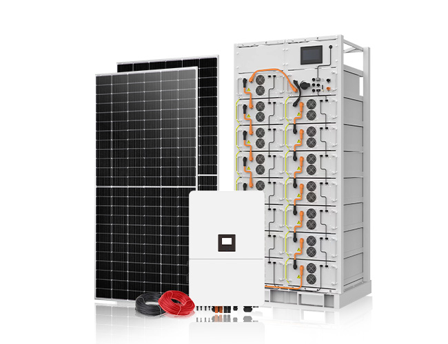 Système d'alimentation solaire hybride commercial de 30KW / 50KW / 80KW / 100KW avec l'inverseur de DEYE
