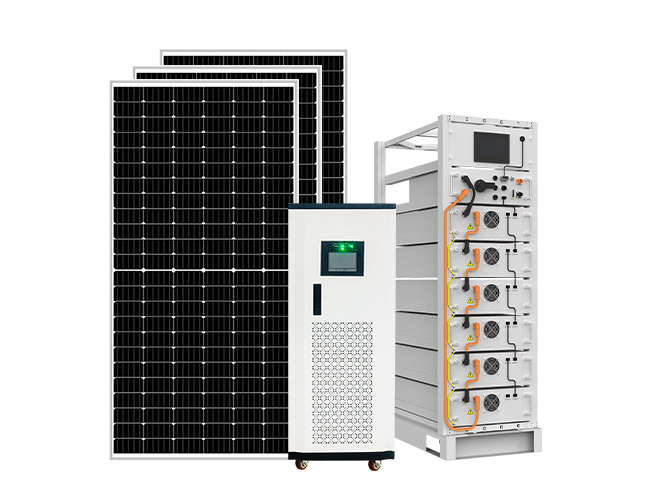Système commercial de stockage d'énergie solaire 30KW-50KW hors réseau